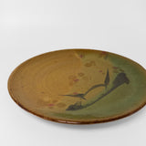 Small Round Plate in Moon Cherry by Hazama Pottery