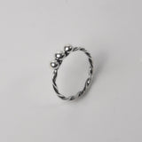 Mermaid Rope Ring by The Martian Metalsmith