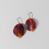 Garden Leaf Earrings in Copper by Five Crow Silver