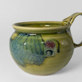 Soup Mug in Spring Green by Greig Pottery