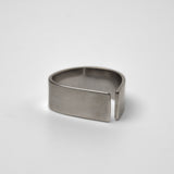 Flat Top Ring in Silver by Five Crows Silver