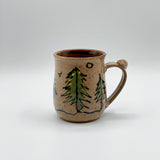 Tree Mug in Brown by Barlicoco Pottery