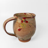 Enameled Mug in Tsubaki by Hazama Pottery