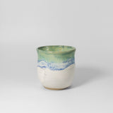 Wine Tumbler in Ocean Waves by Greig Pottery