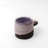 Japonesque Espresso Cup in Black Porcelain & Pink by MNO Clay