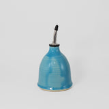 Oil Cruet in Turquoise by Poterie Ginette Arsenault