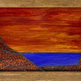 NB Skies - Sunset Sea Caves #DE10 by Denis Eve