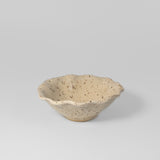 Mini Round Scalloped Bowls in Speckled Cream by Antithesis Designs