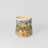 Tumbler w/ Cityscape in Watercolour by Maru Pottery