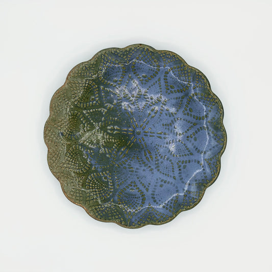 Scalloped Textured Plate by Antithesis Designs