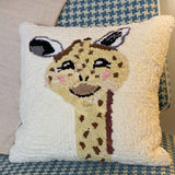 Giraffe Pillow by Heidi Bungay