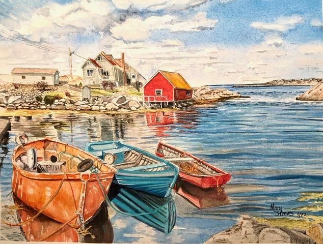 “Peggy’s Cove” by Mary Steeves