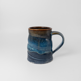 Mug in Drippy Blue by Eastwood Pottery