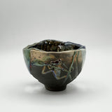 Raku Treefrog Bowl by Tim Isaac Pottery
