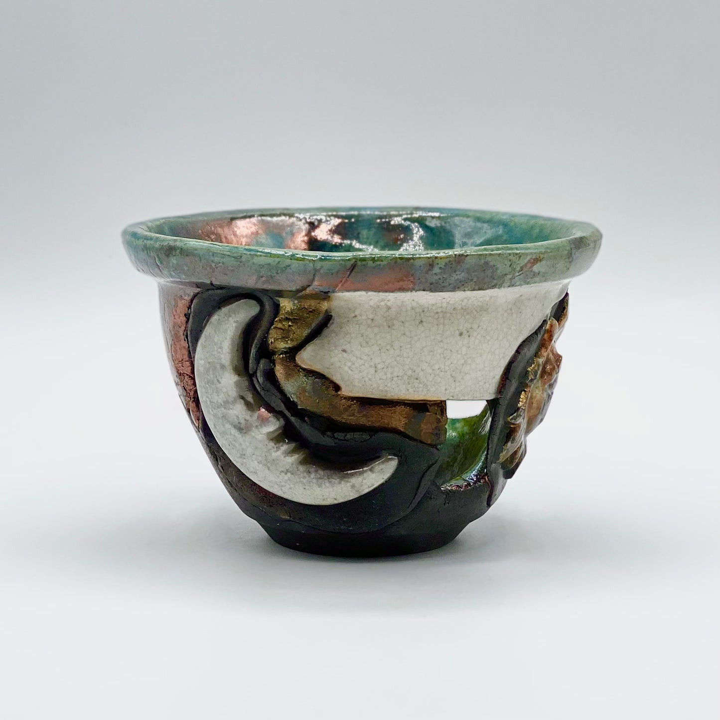 Sun and Moon Bowl by Tim Isaac Pottery