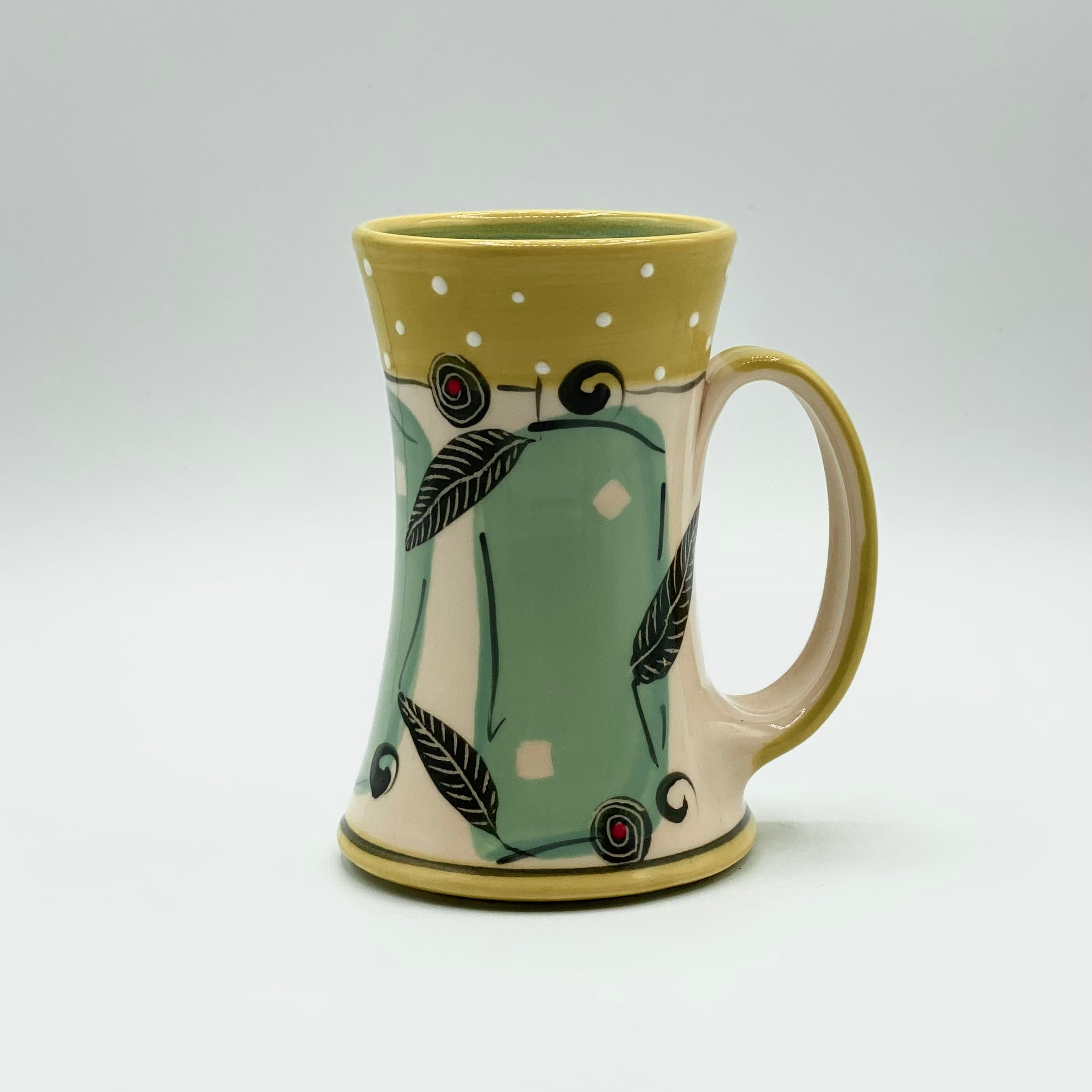 Leaf Mug by Keffer Pottery
