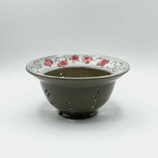 Berry Bowl w/ Saucer by MacKinley Ceramics