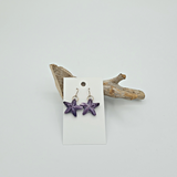 Starfish Earrings by Wildabout Wampum
