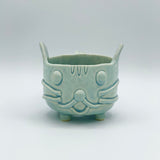 Cat-Faced Planter by Forget Me Not Pottery