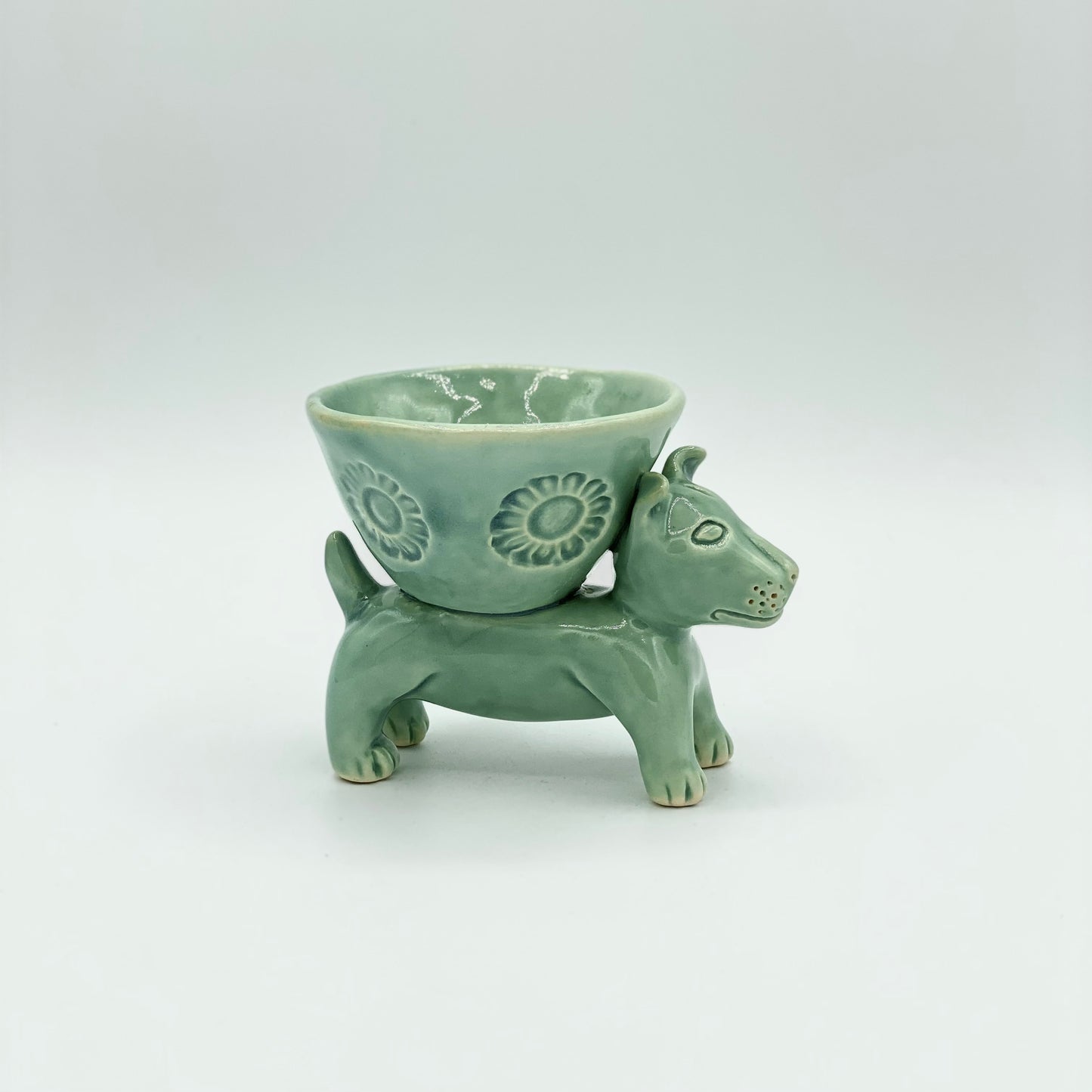 Hand-Built Figurine/Dish by Forget Me Not Pottery