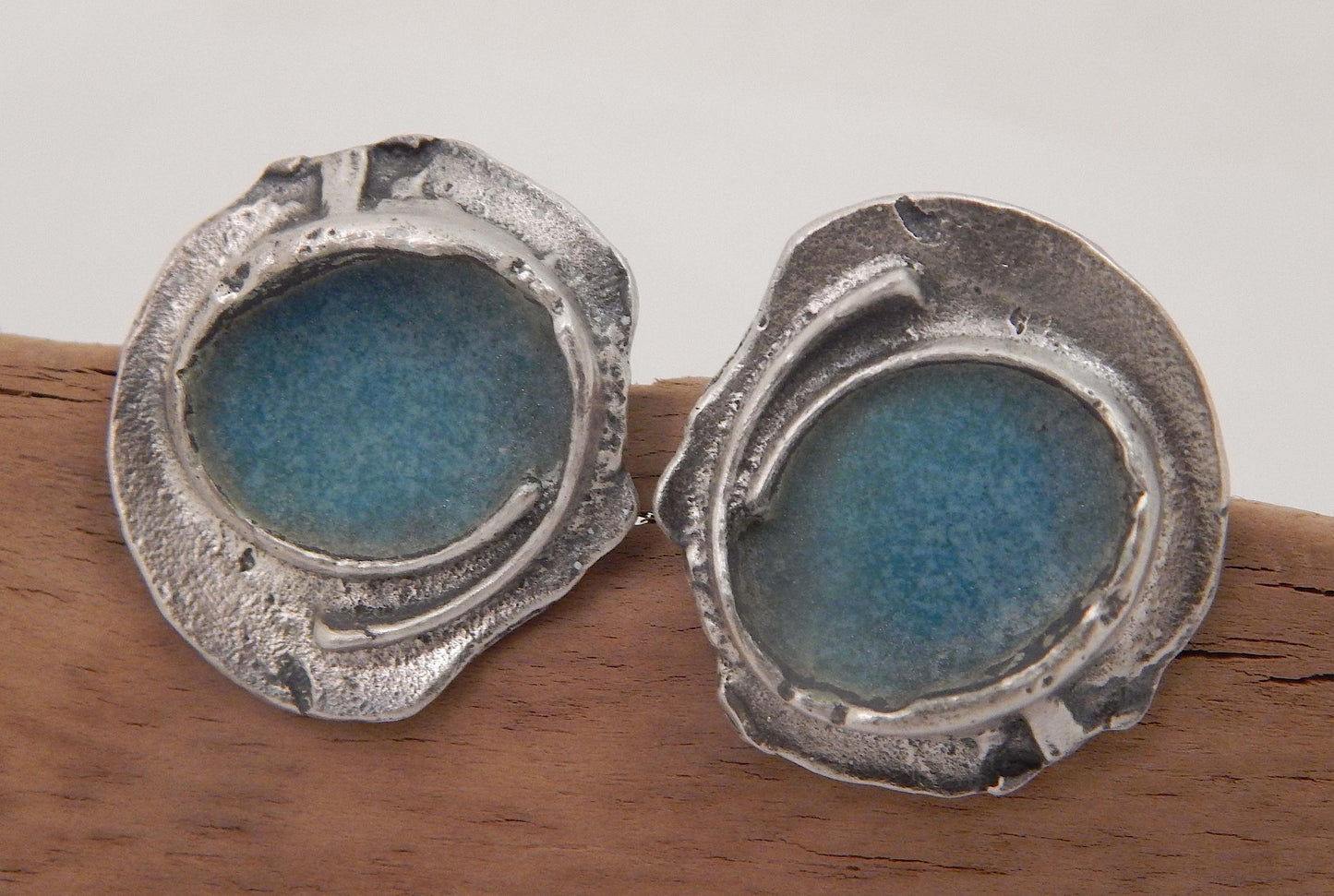 “Pull-Top Turquoise” Earrings