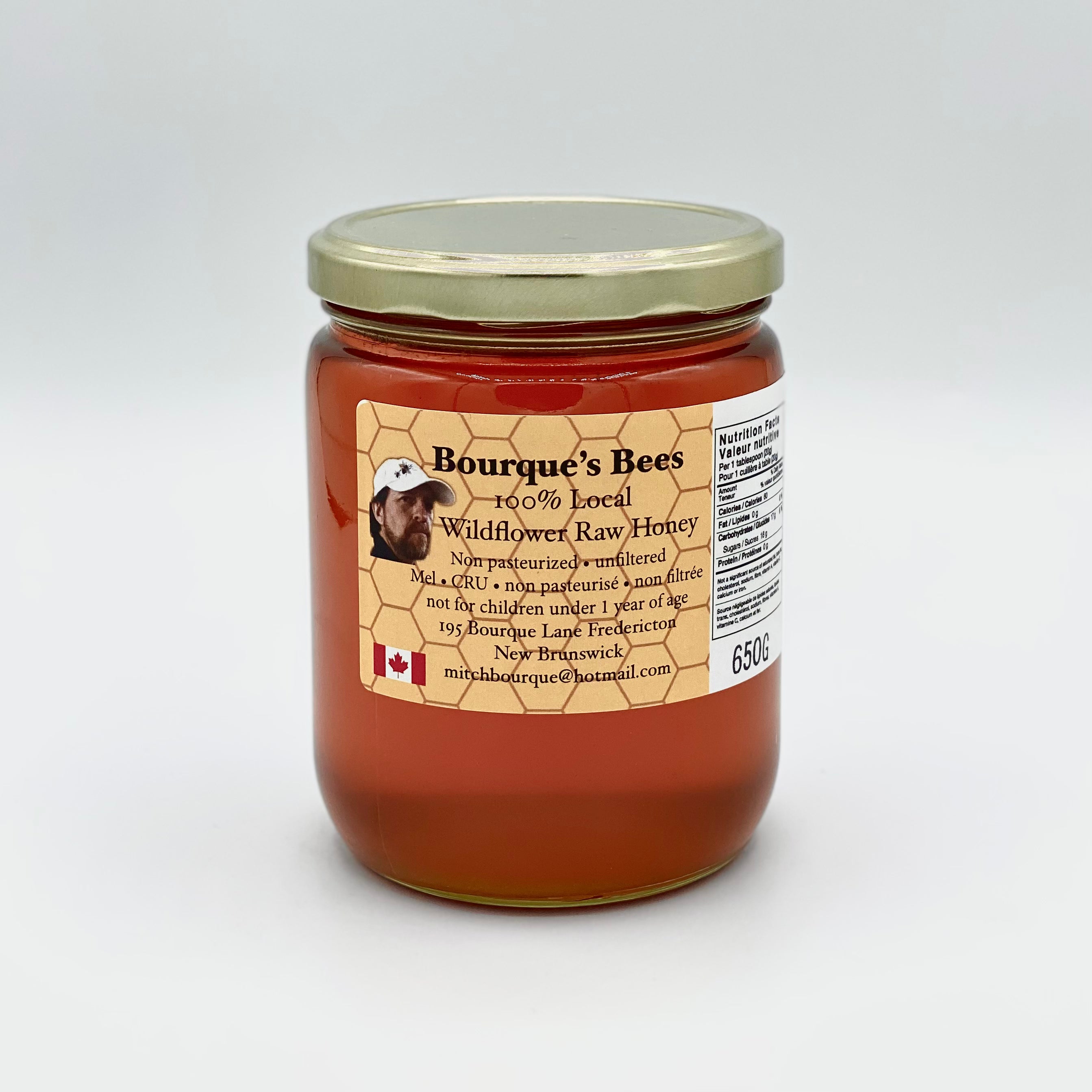 Raw Honey by Bourque’s Bees
