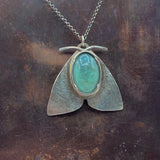 Moth Pendant by Five Crows Silver